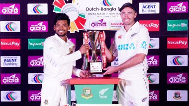 Bangladesh vs New Zealand 1st Test 2023 Live Streaming Online on FanCode: Get Free Live Telecast of BAN vs NZ Cricket Match on TV With Time in IST