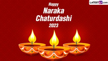 Happy Naraka Chaturdashi 2023 Wishes & Choti Diwali Greetings: Send WhatsApp Messages, Quotes, Images, HD Wallpapers and SMS To Celebrate the Triumph of Light Over Darkness