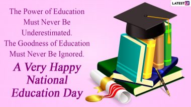 National Education Day 2023 Images & HD Wallpapers for Free Download Online: Quotes on Education To Share and Raise Awareness on Maulana Azad's Birth Anniversary