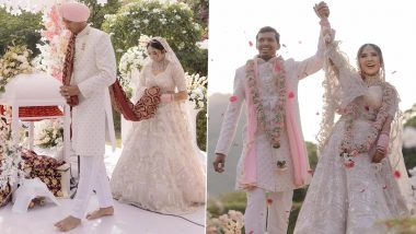 Navdeep Saini Marries Girlfriend Swati Asthana, Rajasthan Royals Cricketer Shares Wedding Pics