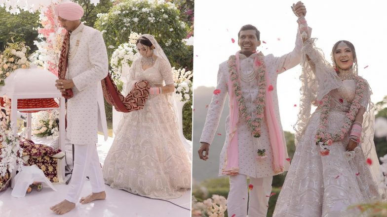 Navdeep Saini Marries Girlfriend Swati Asthana, Rajasthan Royals Cricketer Shares Wedding Pics