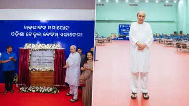 Odisha Chief Minister Naveen Patnaik Inaugurates Table Tennis Academy in Bhubaneswar