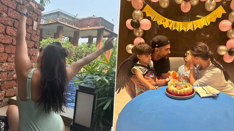 Neha Dhupia Shares Throwback Pics With Angad Bedi and Kids From Their ‘Wonderful’ Goa Trip