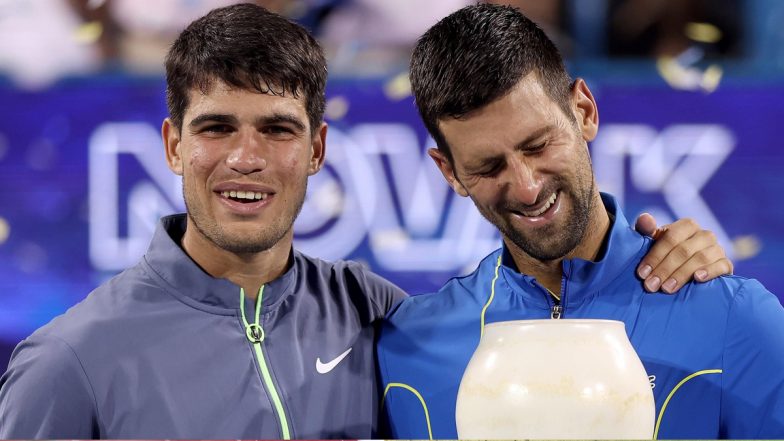 Novak Djokovic vs Carlos Alcaraz, ATP Finals 2023 Live Streaming Online: How to Watch Live Telecast of Men's Singles Semifinal Tennis Match in India?