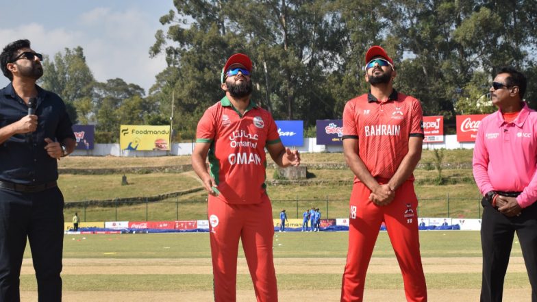 How to Watch BAH vs OMN ICC T20 World Cup 2024 Asia Qualifier Final Live Streaming Online? Get Live Telecast Details of Bahrain vs Oman Semifinal Cricket Match With Time in IST