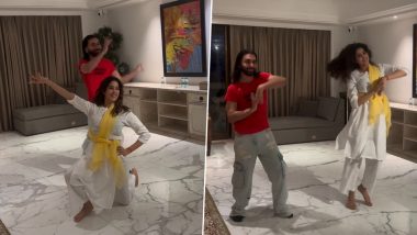 Janhvi Kapoor and BFF Orry Channel Their Inner Deepika Padukone and Priyanka Chopra, Dance to ‘Pinga Ga Pori’ (Watch Video)