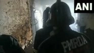 Maharashtra Fire Video: Massive Blaze Erupts in 12-Storey Building at Pune&rsquo;s Wagholi Area; No Casualties
