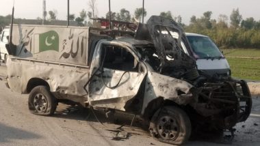 Pakistan Suicide Blast: One Killed, 21 Injured in Suicide Bombing by TTP-Splinter Group in Khyber Pakhtunkhwa Province