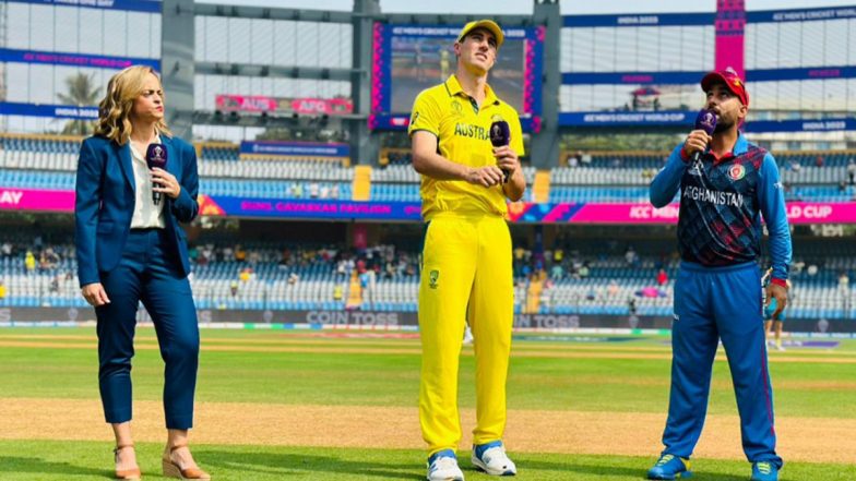 AUS vs AFG ICC Cricket World Cup 2023 Toss Report and Playing XI: Afghanistan Opt To Bat First; Steve Smith Misses Out, Mitchell Marsh, Glenn Maxwell Return