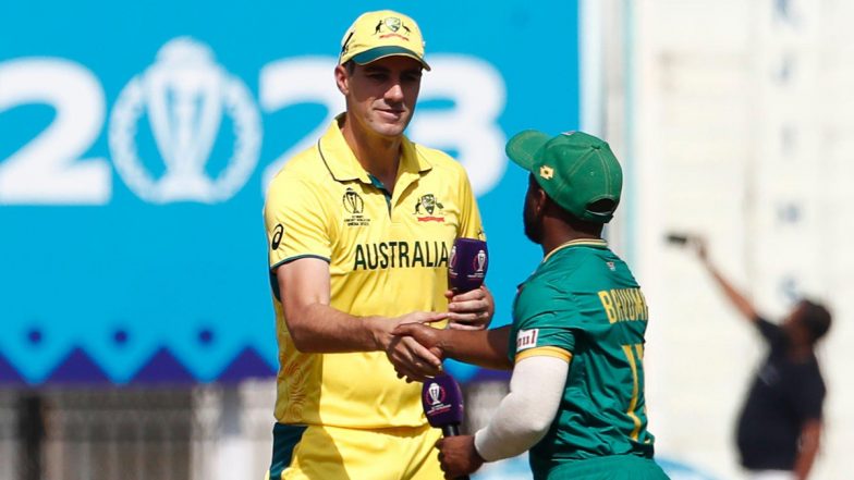 SA vs AUS ICC Cricket World Cup 2023 Semifinal Toss Report and Playing XI: South Africa Opt To Bat, Proteas Include Tabraiz Shami in Place of Lungi Ngidi