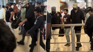 Prabhas Spotted at Hyderabad Airport! See Salaar Star’s Pics and Video in Casual Outfit