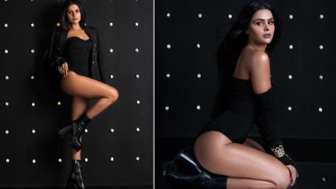 Priyanka Chahar Choudhary Slays In Off-Shoulder Bodycon Dress and Ankle Boots (View Pics)