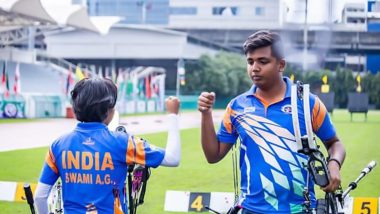 Priyansh and Aditi Gopichand Swami Win Gold Medal in Compound Mixed Team Event at Asian Archery Championship 2023