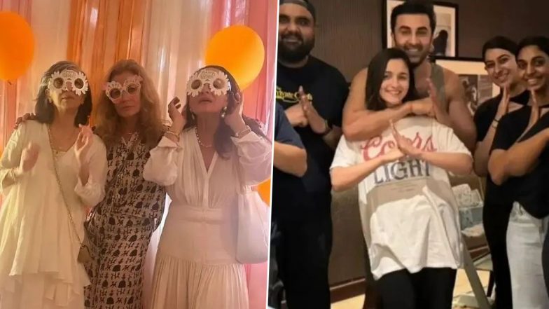 Inside Pics From Raha’s 1st Birthday Party: Ranbir Kapoor Hugs Alia Bhatt; ‘Grannies’ Neetu Kapoor and Soni Razdan Strike Happy Poses- Check Glimpses From Celebration!