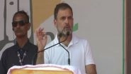 Rahul Gandhi Takes Jibe at PM Narendra Modi, Says 'He Wears Suits Worth Lakhs...I Wear Only White T-Shirt' (Watch Video)
