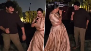 Raja Kumari Grooves to Jawan Title Track With Chiranjeevi and Ram Charan at Diwali Party