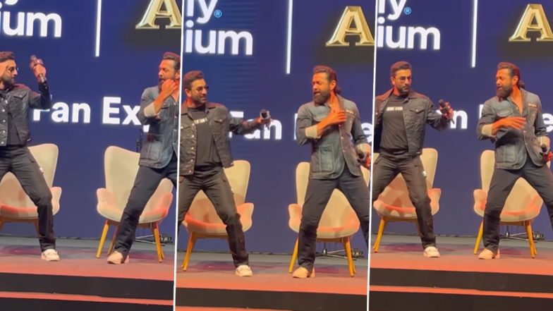 Animal: Ranbir Kapoor Reveals His Back Hurts When He Grooves To 'Badtameez Dil' at Audio Launch; Actor Says 'Meri Peeth Toot Jaati Hai' (Watch Video)