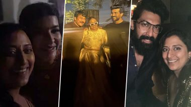 Raja Kumari Celebrates Diwali With Chiranjeevi, Ram Charan, Manchu Lakshmi Prasanna, Rana Daggubati! Rapper Shares Pics, Videos From Fun-Filled Gathering in Hyderabad