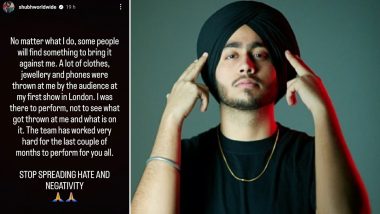 Rapper Shubh Breaks Silence On Criticism on Allegedly Wearing Shirt Celebrating Indira Gandhi's Assassination at Concert, 'No Matter What I Do, People Will Find Something To Bring It Against Me'