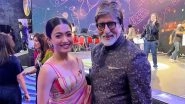 Rashmika Mandanna Thanks Amitabh Bachchan For Standing Up For Her Over AI Deepfake Video, Says &lsquo;I Feel Safe In a Country With Leaders Like You&rsquo; (View Post)