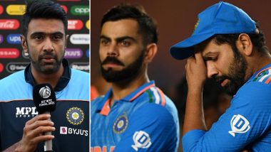 'Rohit Sharma and Virat Kohli Were Crying After ICC Cricket World Cup 2023 Final Loss Against Australia' Reveals Ravi Ashwin