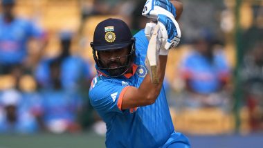 Rohit Sharma Breaks Chris Gayle’s Record of Most Sixes in Men's Cricket World Cup, Achieves Feat During IND vs NZ CWC 2023 Semifinal Match