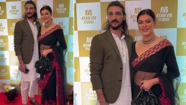 Are Sushmita Sen and Rohman Shawl Back Together? Couple Spotted Holding Hands at a Diwali Party (Watch Video)