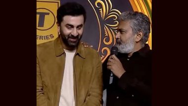 Animal: Ranbir Kapoor Touches SS Rajamouli's Feet at The Film's Pre-release Event in Hyderabad