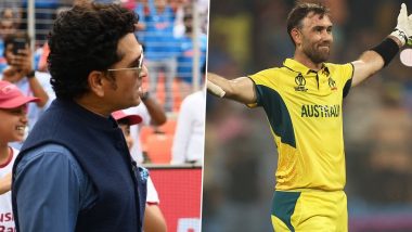 'No Footwork Becomes Great Footwork...' Sachin Tendulkar Pens Down Insightful Note Revisiting Glenn Maxwell's Magnificent 201* Against Afghanistan in CWC 2023 (See Post)