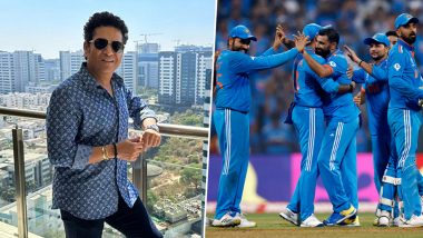 ‘What a Shami-Final!!!’ Sachin Tendulkar Effusive in Praise for Mohammed Shami and Team India as Men in Blue Beat New Zealand To Enter ICC Cricket World Cup 2023 Final