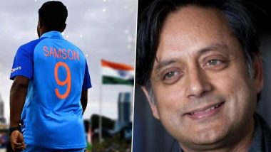 'Truly Inexplicable' Shashi Tharoor Questions Sanju Samson's Exclusion From Team India Squad For Five-Match T20I Series Against Australia
