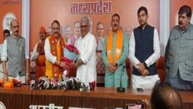 Madhya Pradesh Assembly Elections 2023: Sarva Meena Samaj Chief Jagdish Singh Meena Joins BJP Along With Supporters Ahead of Vidhan Sabha Polls