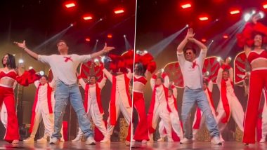Shah Rukh Khan Birthday: King Khan Grooves to 'Jhoome Jo Pathaan' and 'Not Ramaiya Vastavaiya', Expresses Gratitude for Making His Birthday Special (Watch Video)