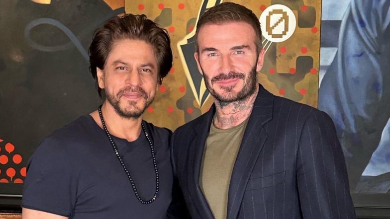 Shah Rukh Khan Finally Drops Pic With David Beckham From His Party; Pathaan Star Calls Football Legend 'An Absolute Gentleman' (View Post)