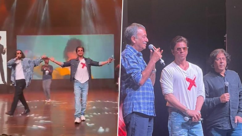 Shah Rukh Khan Birthday: Dunki Director Rajkumar Hirani Joins in For Celebrations, King Khan Meets Fans On His Special Day (Watch Video)