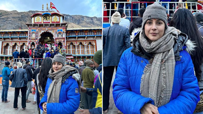 Shehnaaz Gill Offers Prayers at Badrinath Temple, Bigg Boss 14 Contestant Shares Pics From Her Visit to Holy Shrine (View Post)