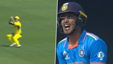 Despair! Shubman Gill's Frustrated Reaction After Being Dismissed During IND vs AUS ICC Cricket World Cup 2023 Final Goes Viral (Watch Video)