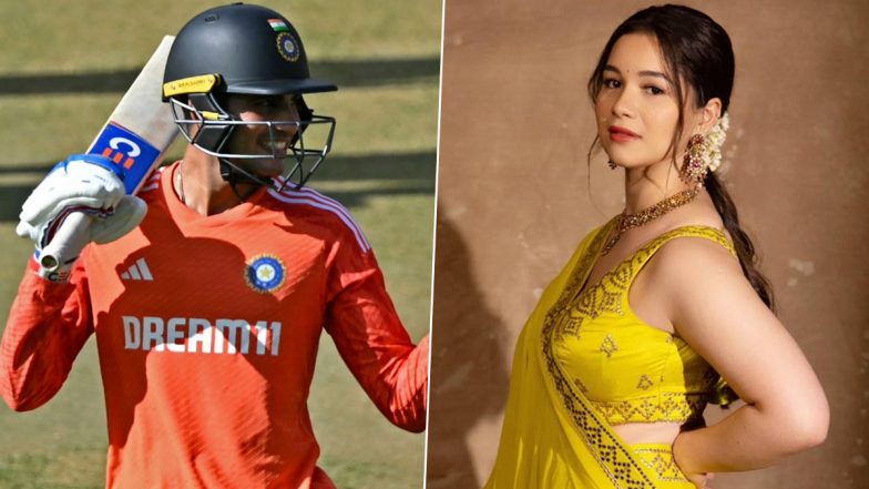 ICC World Cup Semi-Final: Sara Tendulkar Cheers For ‘Her Man’ Shubman Gill During India Vs New Zealand Match (View Posts)