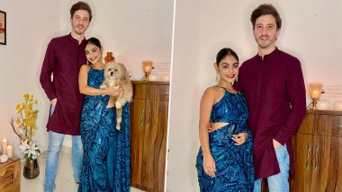 Sreejita De and Michael Blohm-Pape Celebrate First Diwali After Marriage! Actress Shares Loved-Up Pics With Her Husband on Instagram