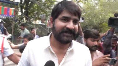 Telangana Assembly Election 2023: Srikanth Urges Voters to Show Democratic Strength, Arrives to Cast His Ballot (Watch Video)