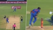 Sloppy! Steve Smith Slips While Attempting to Hit Scoop Shot, Gets Run Out During IND vs AUS 1st T20I 2023 (Watch Video)