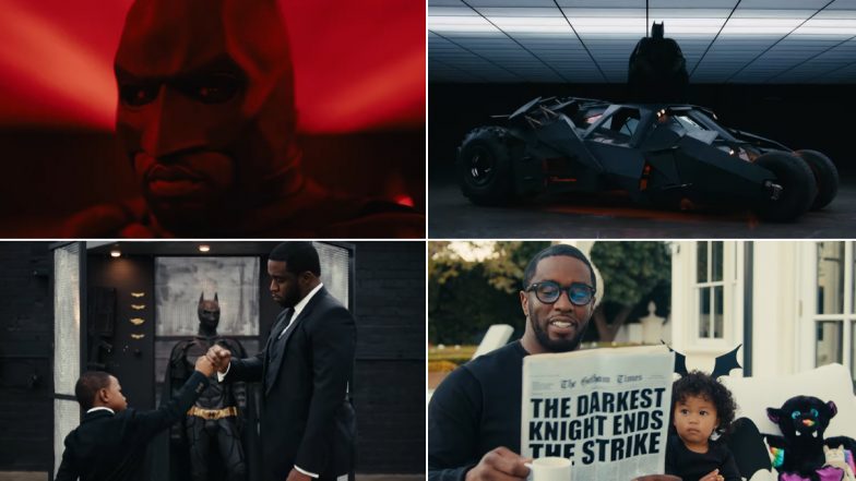 Diddy Dresses Up As Batman For Halloween 2023 After Warner Bros Bans His Joker Costume (Watch Video)