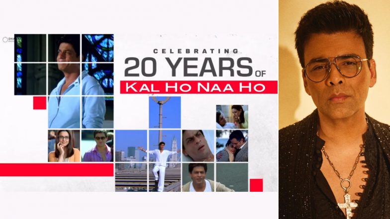 20 Years of Kal Ho Naa Ho: Karan Johar Misses Papa Yash Johar, Shares Short Video Clip from Shah Rukh Khan, Preity Zinta, and Saif Ali Khan's Iconic Film to Celebrate the Occasion - WATCH