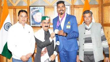 Himachal Pradesh Chief Minister Sukhvinder Singh Sukhu Meets Nishad Kumar, Lauds Him for Gold Medal at Asian Para Games 2023