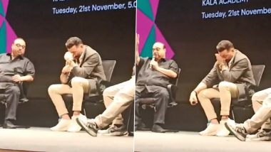 IFFI 2023: Sunny Deol Breaks Down in Tears After Rajkumar Santoshi Praises Him While Saying ‘Bollywood Didn’t Do Justice’ (Watch Video)
