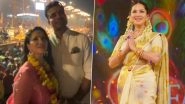 Sunny Leone Visits Varanasi, Shares Ganga Aarti Video on Insta &ndash; WATCH