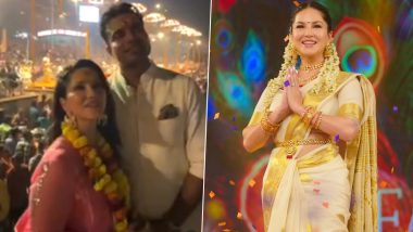 Sunny Leone Visits Varanasi, Shares Ganga Aarti Video on Insta – WATCH
