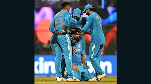 India vs Sri Lanka CWC 2023 Match Result: Mohammed Shami Scalps Five-Wicket Haul; Shubman Gill, Virat Kohli and Shreyas Iyer Score Fifties As India Beat Sri Lanka