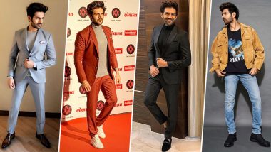 Kartik Aaryan Birthday: Check Out His Coolest Fashion Looks, One Pic at a Time!