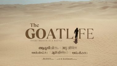The Goat Life: Prithviraj Sukumaran and Amala Paul's Survival Adventure To Hit Theatres on April 10, 2024 (Watch Video)